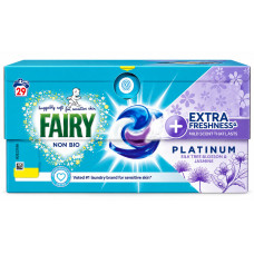 Капсули для прання Fairy Non Bio Platinum Extra Freshness, 29 прань, 29 шт.